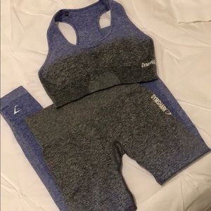 Ombre BRA ONLY charcoal-purple